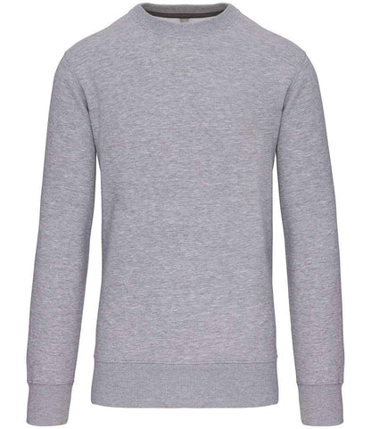 Kariban Kariban Crew Neck Sweatshirt Oxford Grey