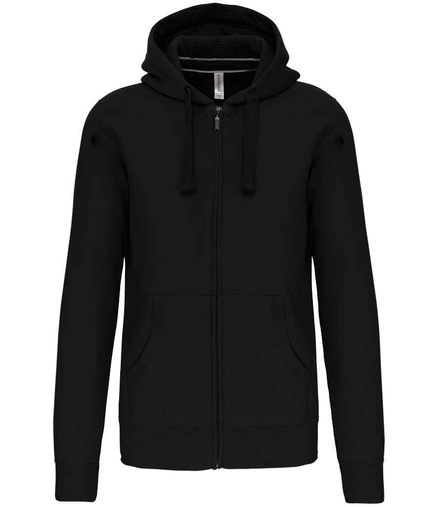 Kariban Kariban Full Zip Hooded Sweatshirt Black