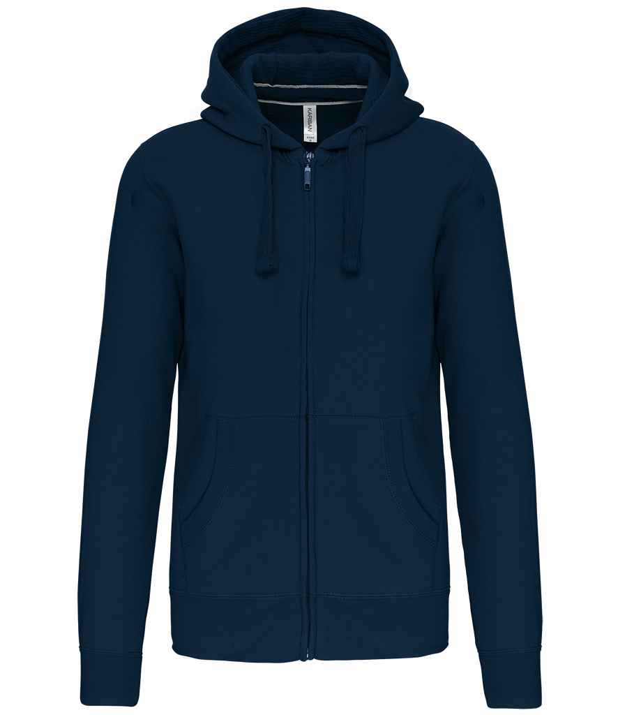 Kariban Kariban Full Zip Hooded Sweatshirt Navy