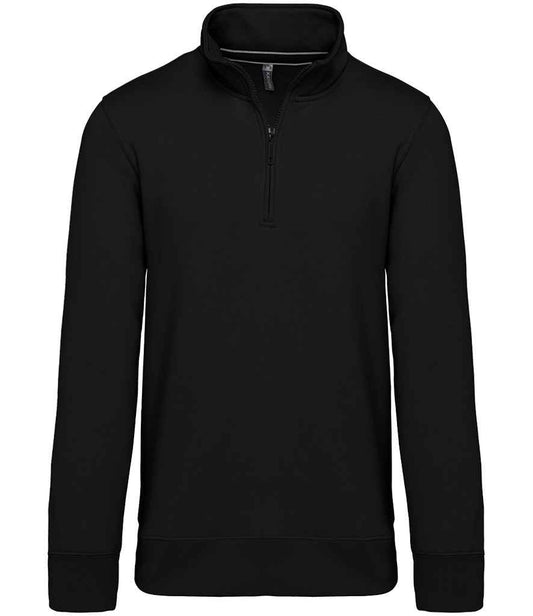 Kariban Kariban Zip Neck Sweatshirt