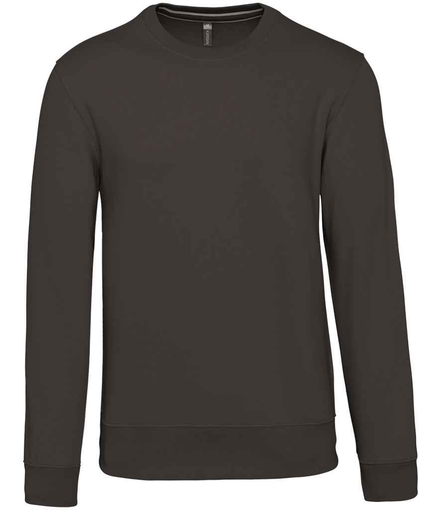 Kariban Kariban Crew Neck Sweatshirt Dark Grey