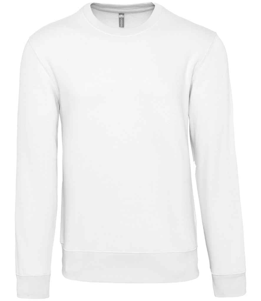 Kariban Kariban Crew Neck Sweatshirt White