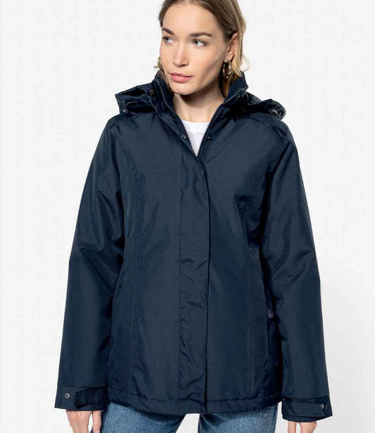 Kariban Ladies Parka Jacket - Navy