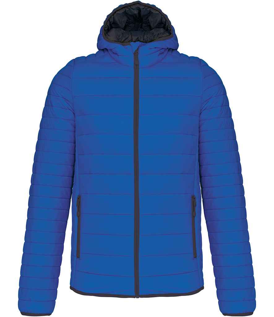 Kariban Kariban Lightweight Hooded Padded Jacket Light Royal Blue