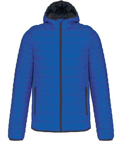 Kariban Kariban Lightweight Hooded Padded Jacket Light Royal Blue