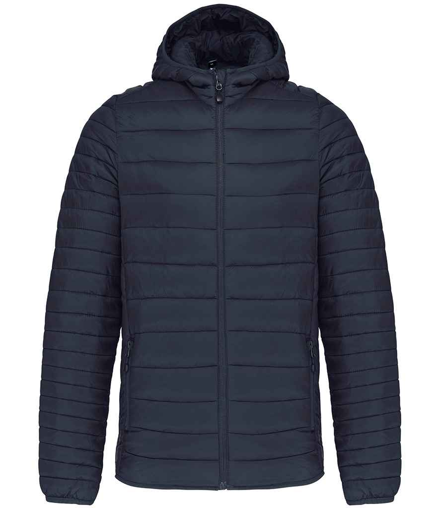 Kariban Kariban Lightweight Hooded Padded Jacket Navy