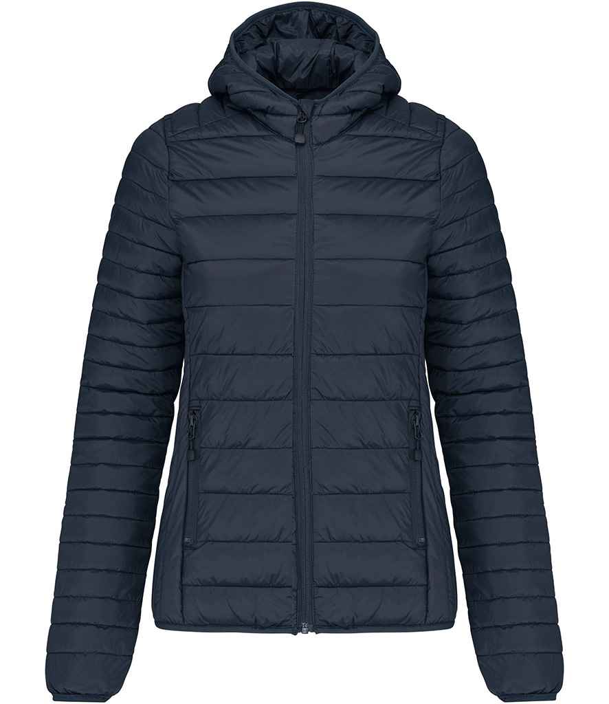 Kariban Kariban Ladies Lightweight Hooded Padded Jacket Navy