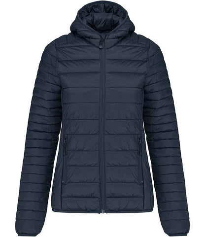 Kariban Kariban Ladies Lightweight Hooded Padded Jacket Navy