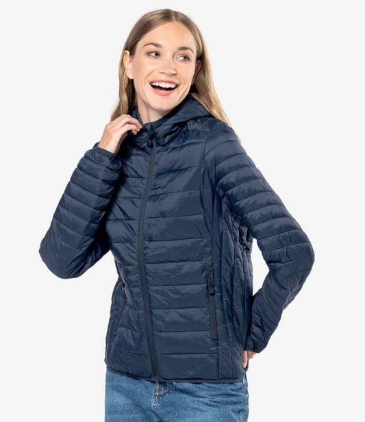 Kariban Ladies Lightweight Hooded Padded Jacket