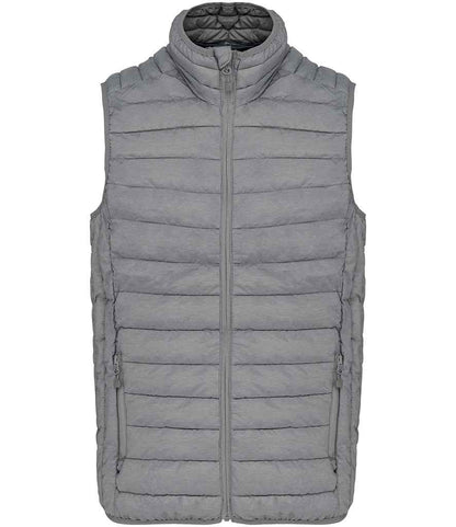Kariban Kariban Lightweight Padded Bodywarmer Marl Silver