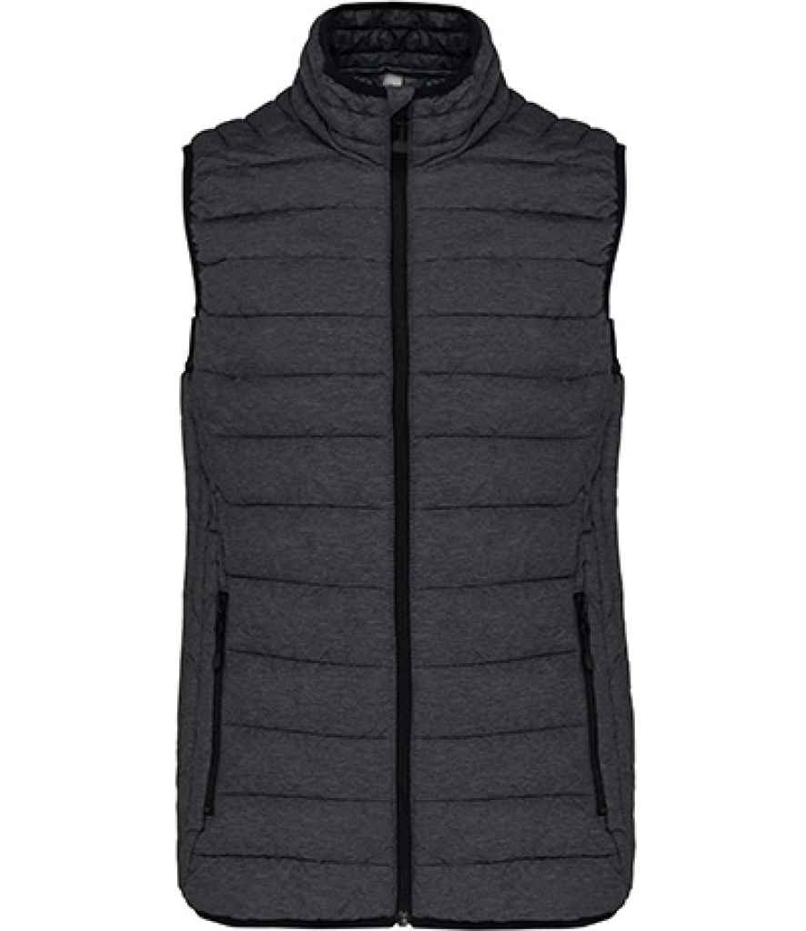 Kariban Kariban Ladies Lightweight Padded Bodywarmer Marl Dark Grey