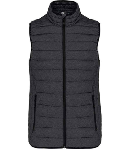 Kariban Kariban Ladies Lightweight Padded Bodywarmer Marl Dark Grey