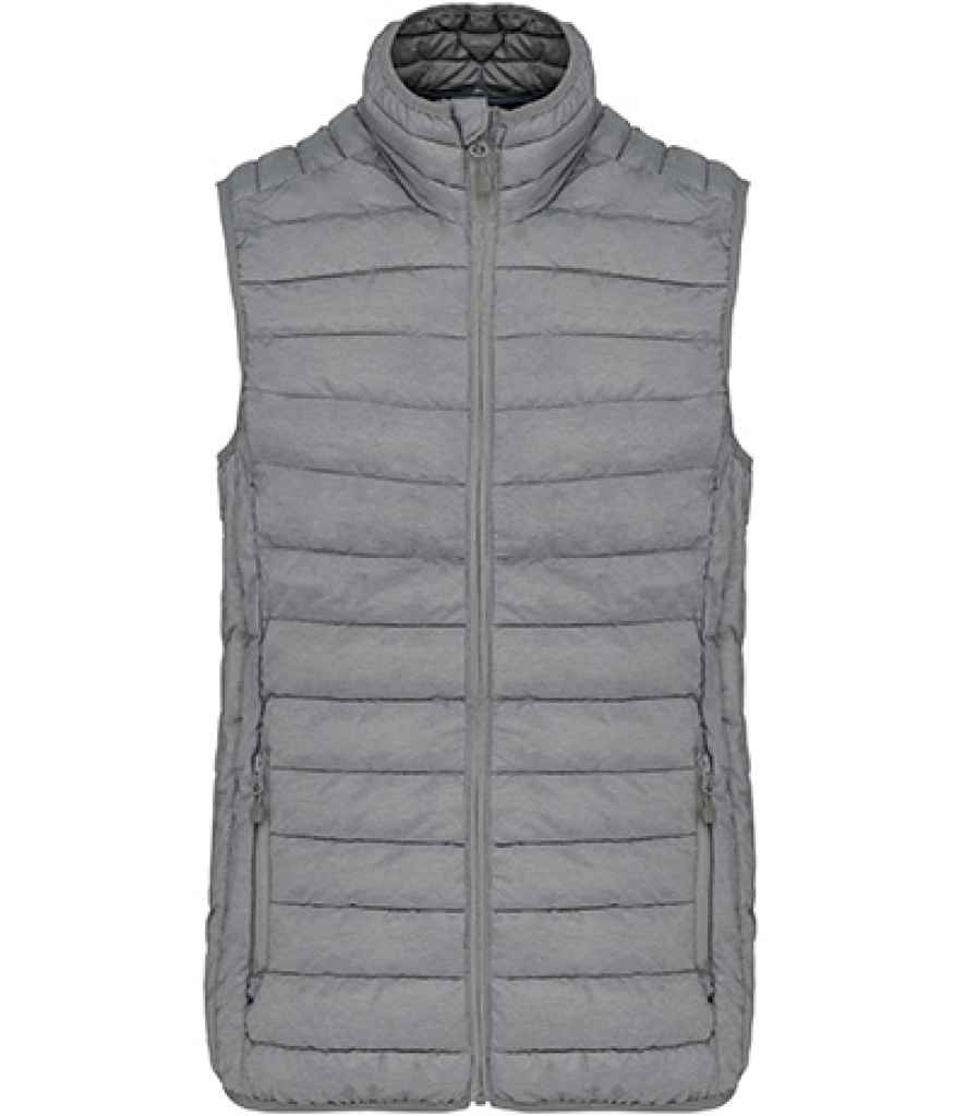 Kariban Kariban Ladies Lightweight Padded Bodywarmer Marl Silver