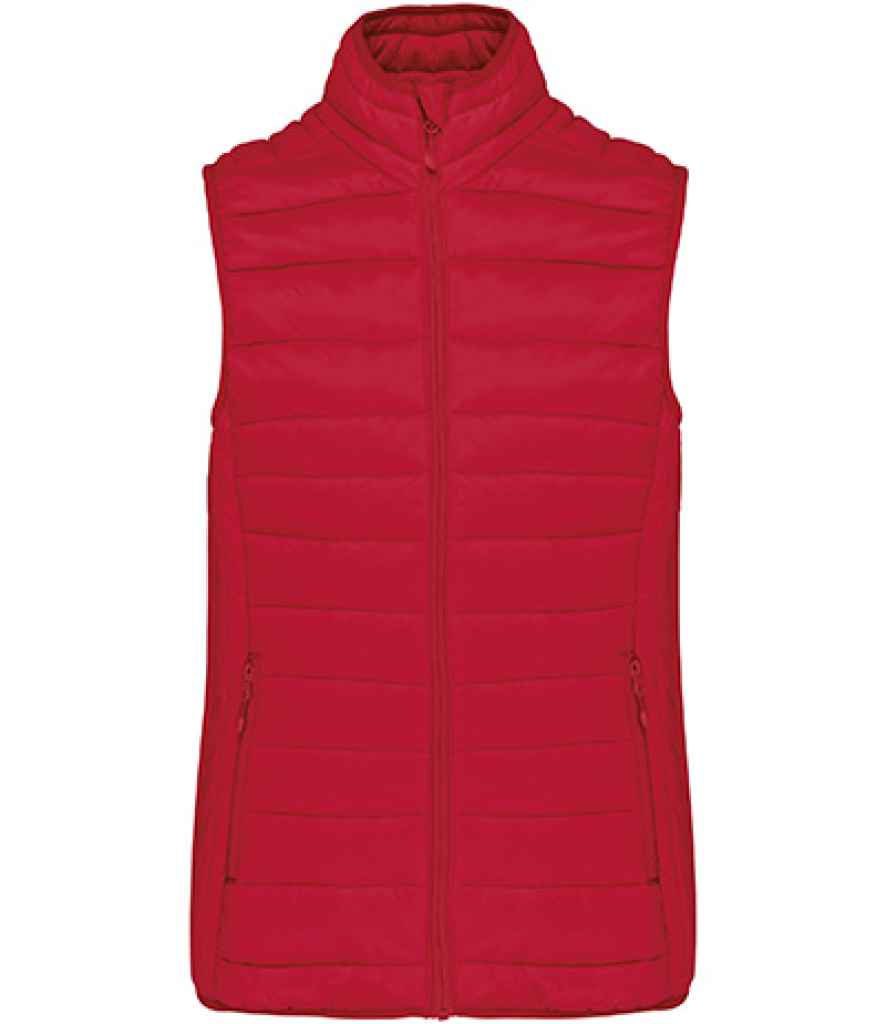 Kariban Kariban Ladies Lightweight Padded Bodywarmer Red