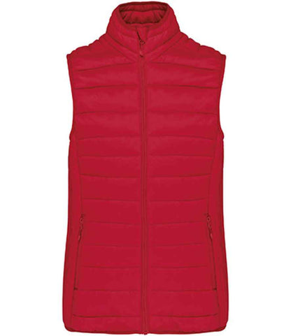 Kariban Kariban Ladies Lightweight Padded Bodywarmer Red