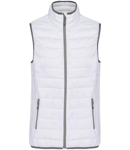 Kariban Ladies Lightweight Padded Bodywarmer in White