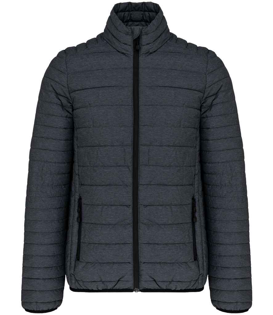 Kariban Kariban Lightweight Padded Jacket Marl Dark Grey