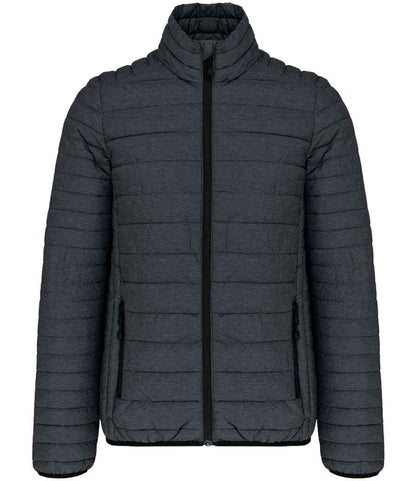 Kariban Kariban Lightweight Padded Jacket Marl Dark Grey