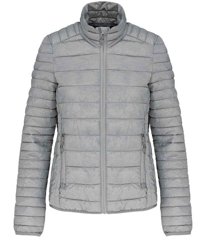 Kariban Kariban Ladies Lightweight Padded Jacket Marl Silver