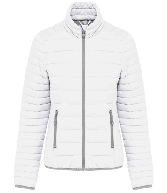Kariban Ladies Lightweight Padded Jacket in White