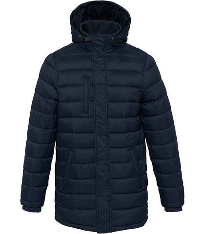 Kariban Kariban Lightweight Long Padded Parka Jacket Navy