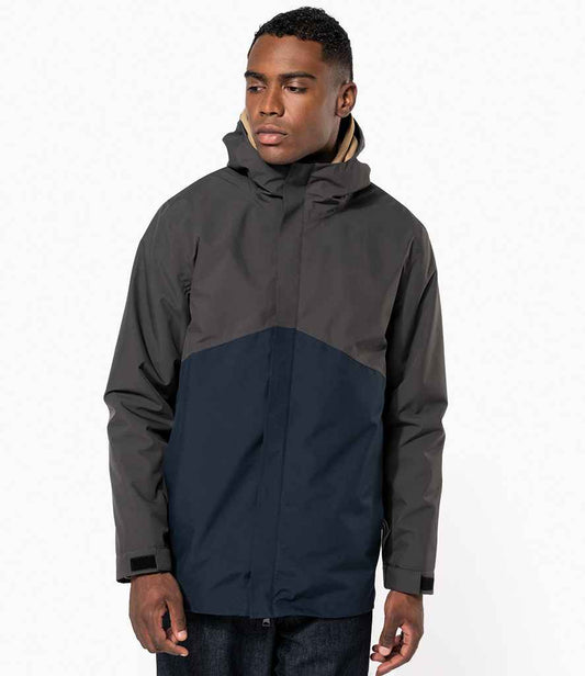 Kariban Unisex 3-in-1 Two Tone Hooded Parka Jacket