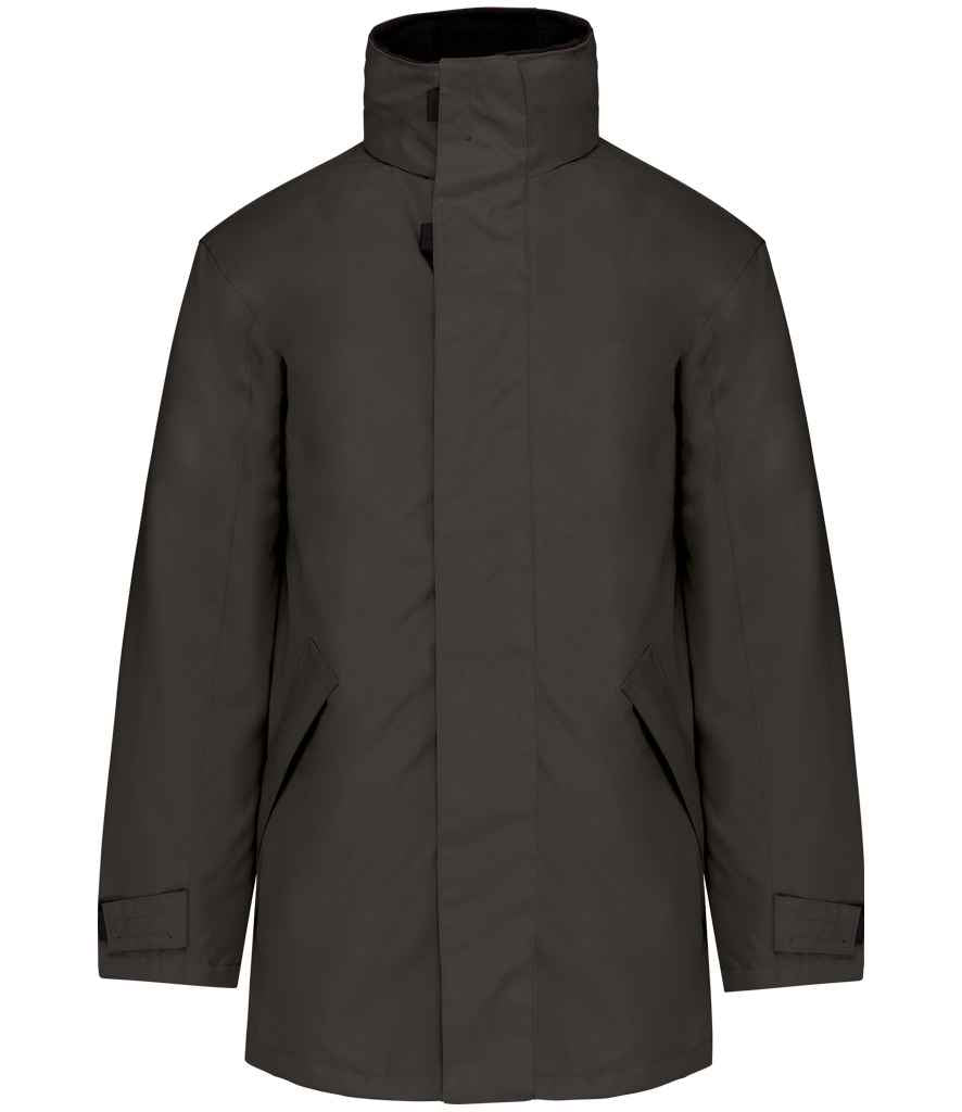 Kariban Kariban Parka Jacket Dark Grey/Black