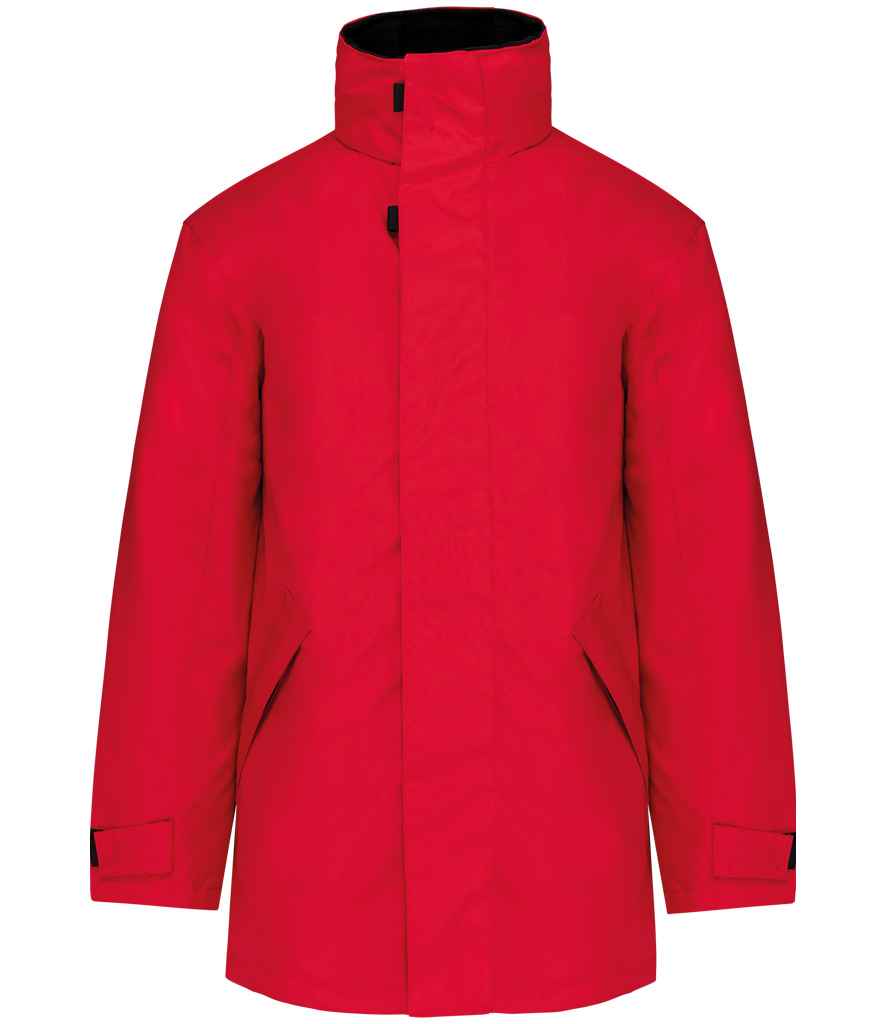 Kariban Kariban Parka Jacket Red/Black