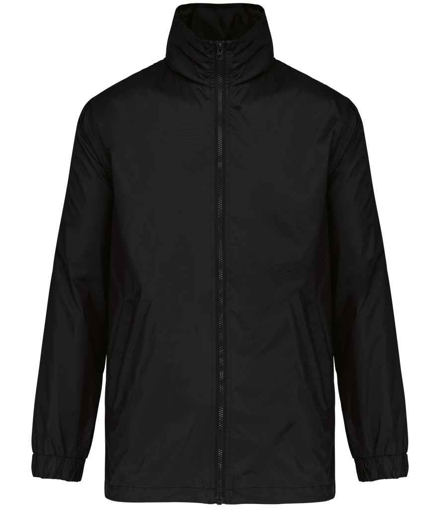 Kariban Kariban Lined Windbreaker Jacket Black