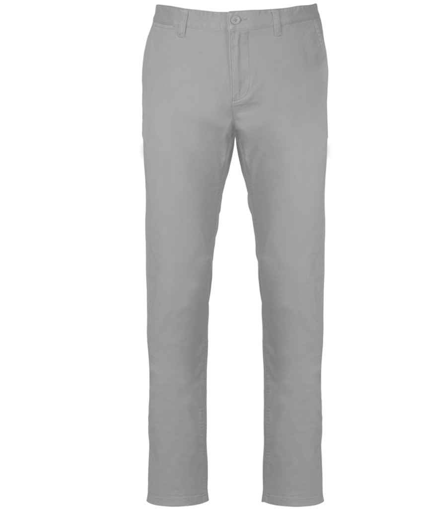 Kariban Chino Trousers in Fine Grey