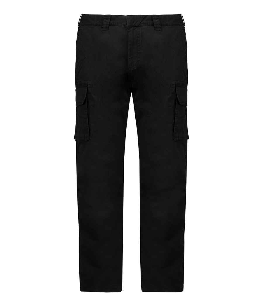 Kariban Multi-Pocket Trousers in Black
