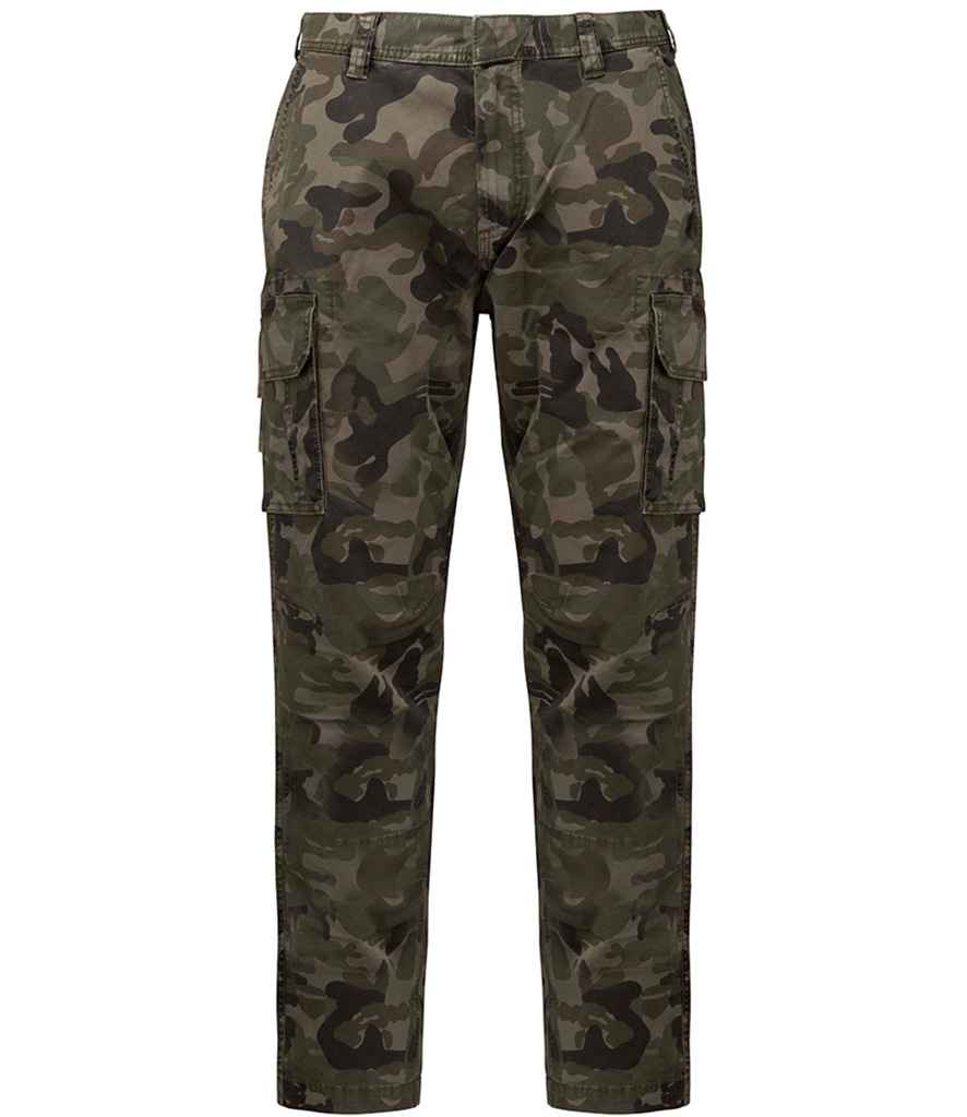 Kariban Multi-Pocket Trousers in Camouflage