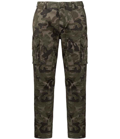 Kariban Multi-Pocket Trousers in Camouflage
