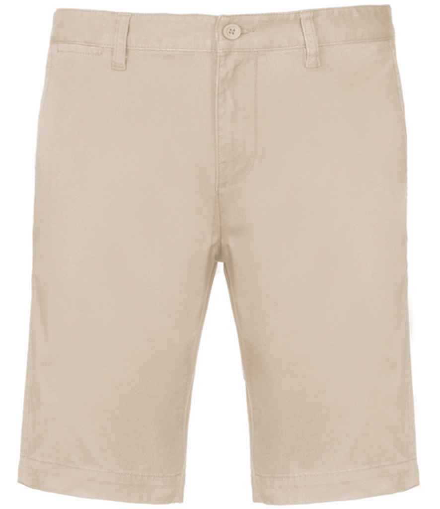 Kariban Chino Bermuda Shorts in Beige