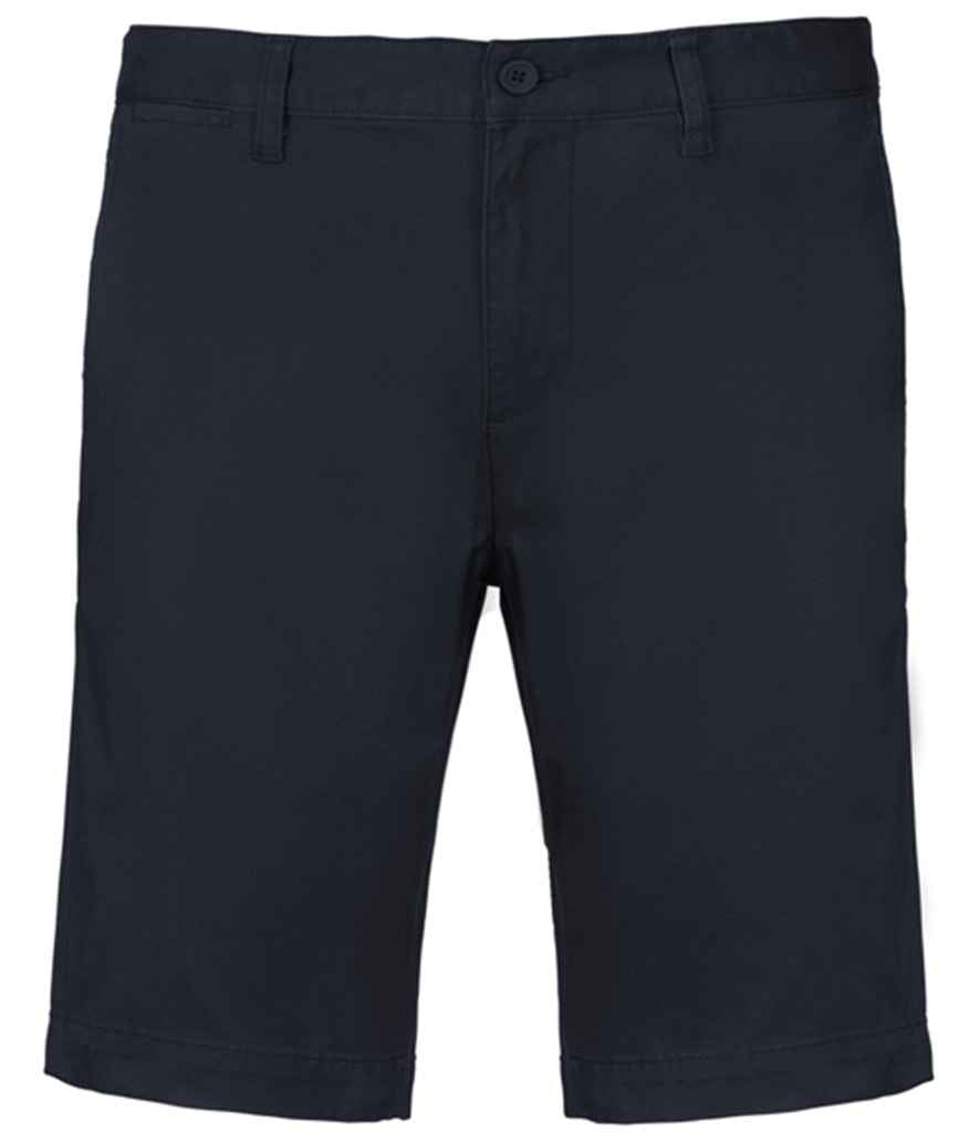 Kariban Chino Bermuda Shorts in Dark Navy