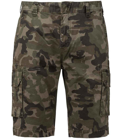 Kariban Multi-Pocket Shorts in Camouflage