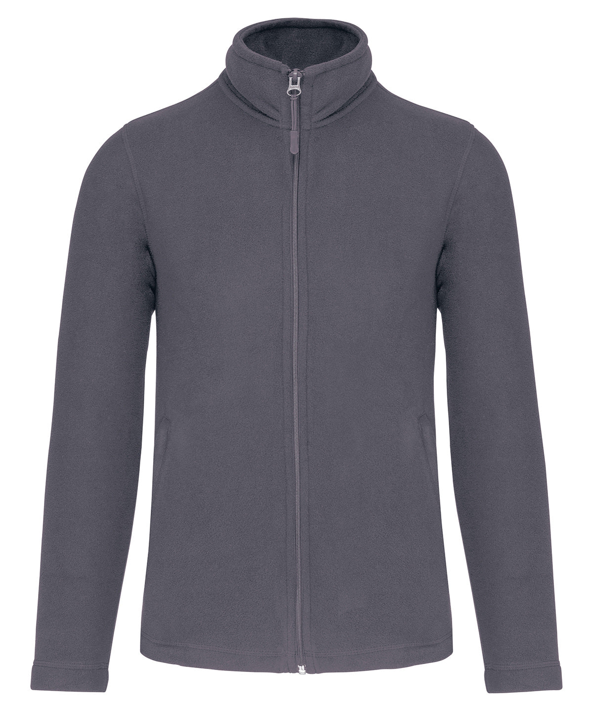 Kariban Zip-through microfleece jacket Black