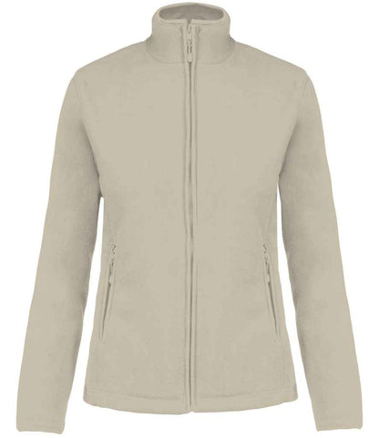 Kariban Kariban Ladies Maureen Micro Fleece Jacket Beige
