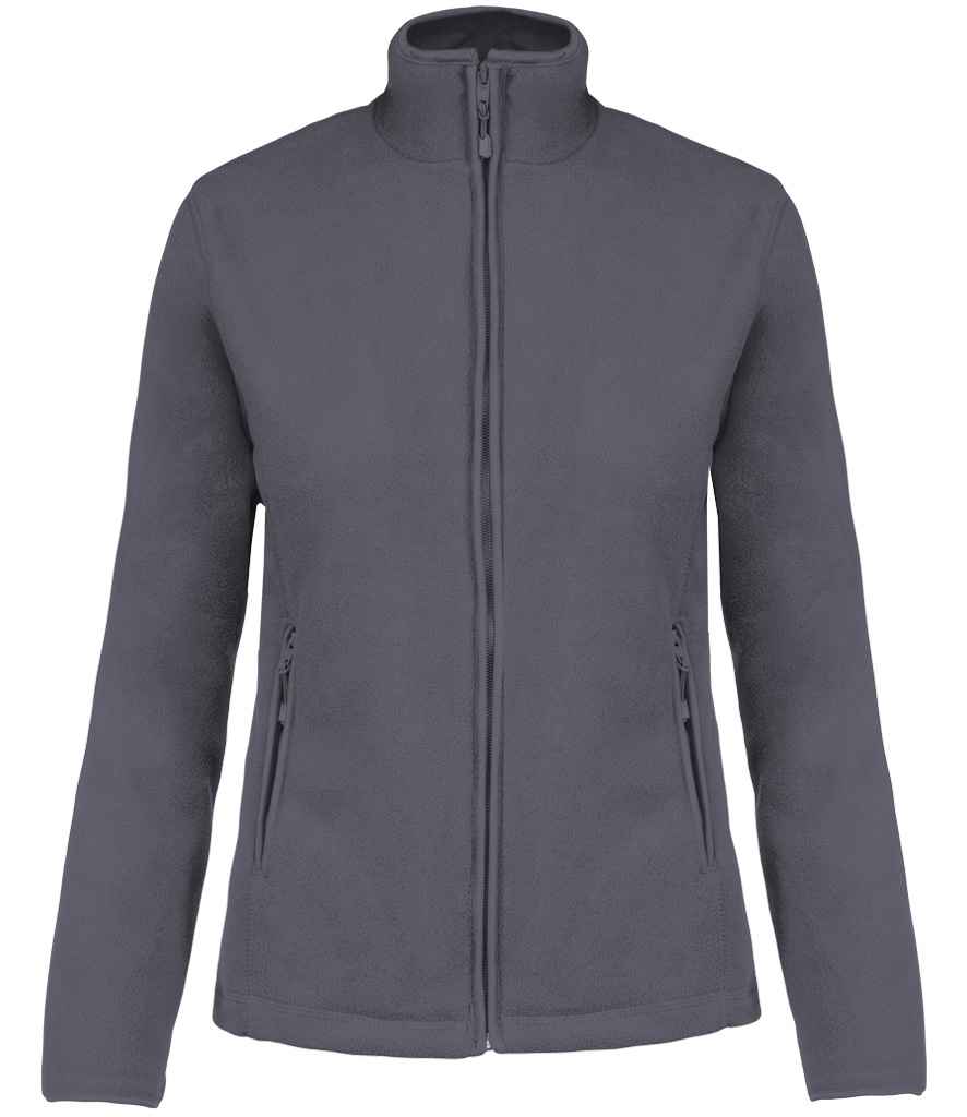 Kariban Kariban Ladies Maureen Micro Fleece Jacket Convoy Grey