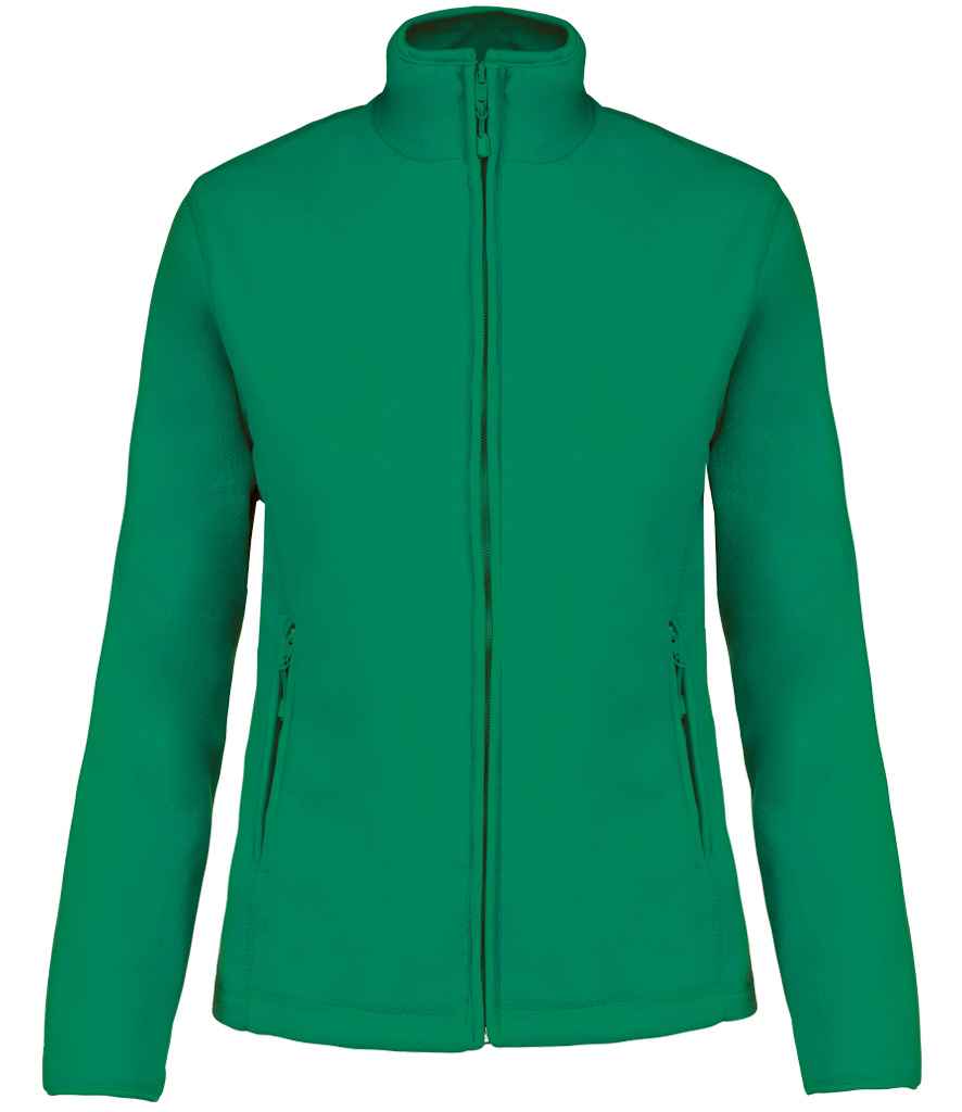 Kariban Kariban Ladies Maureen Micro Fleece Jacket Kelly Green