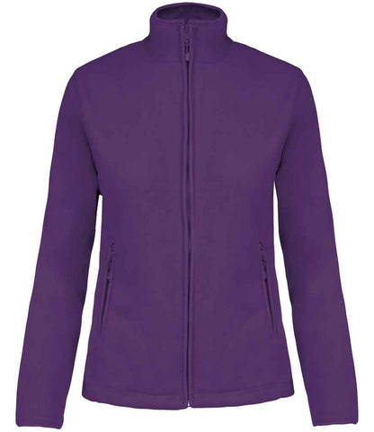 Kariban Kariban Ladies Maureen Micro Fleece Jacket Purple