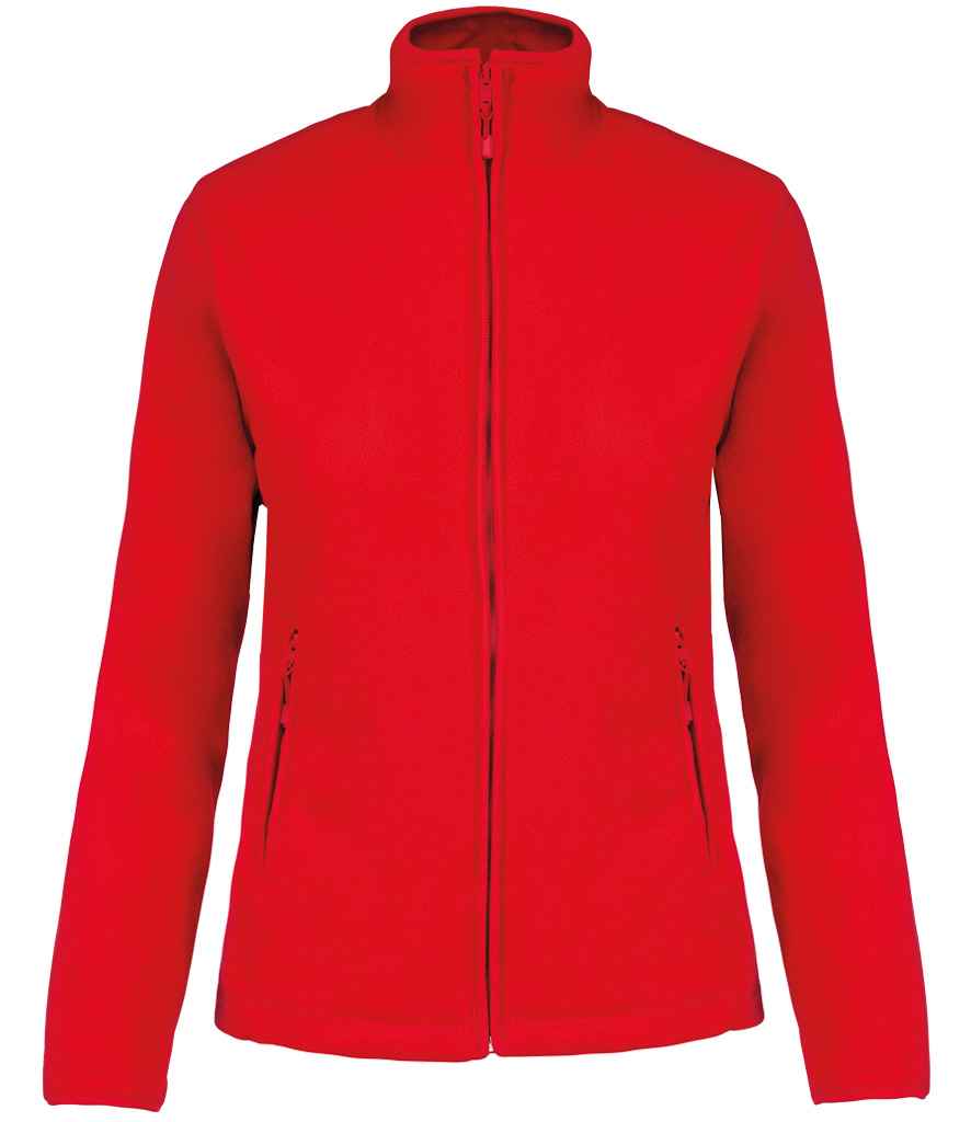 Kariban Kariban Ladies Maureen Micro Fleece Jacket Red