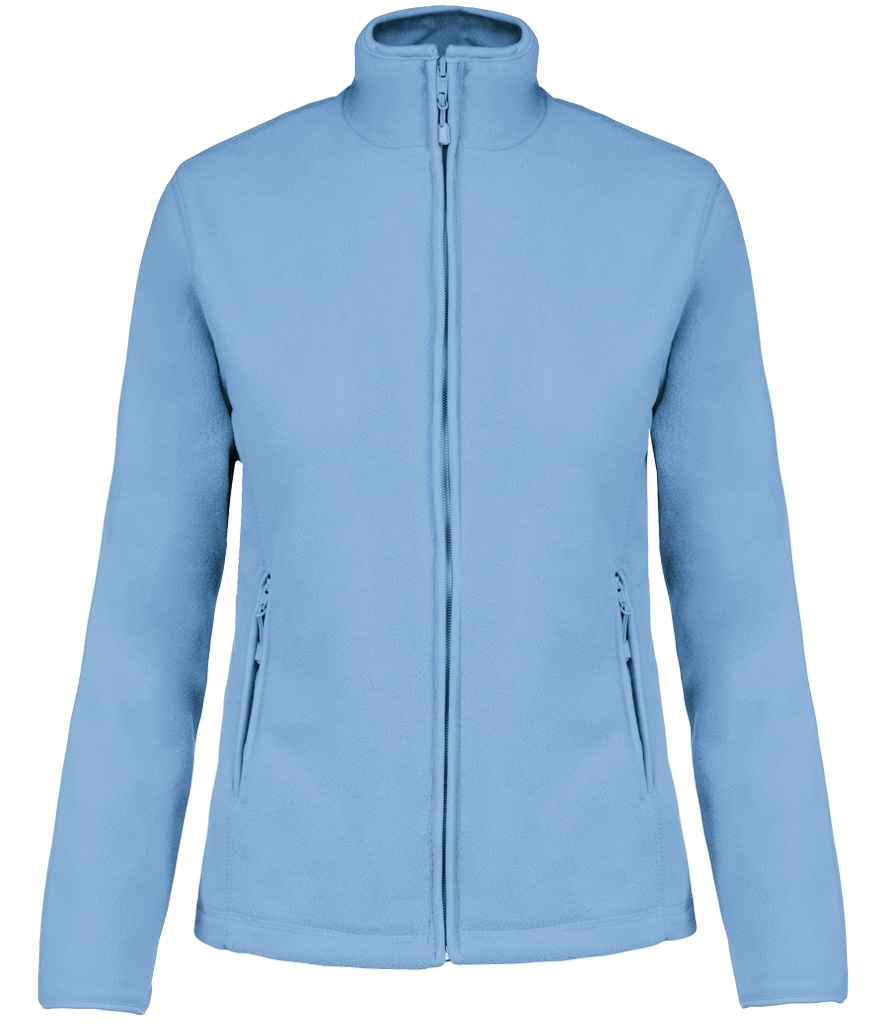 Kariban Kariban Ladies Maureen Micro Fleece Jacket Sky Blue