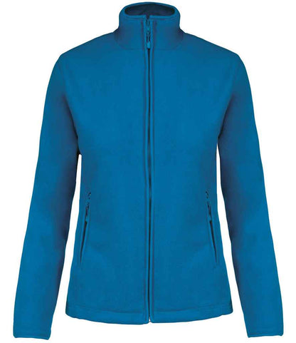 Kariban Kariban Ladies Maureen Micro Fleece Jacket Tropical Blue