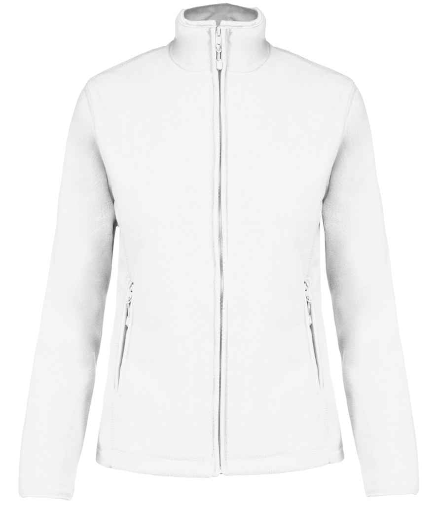 Kariban Kariban Ladies Maureen Micro Fleece Jacket White