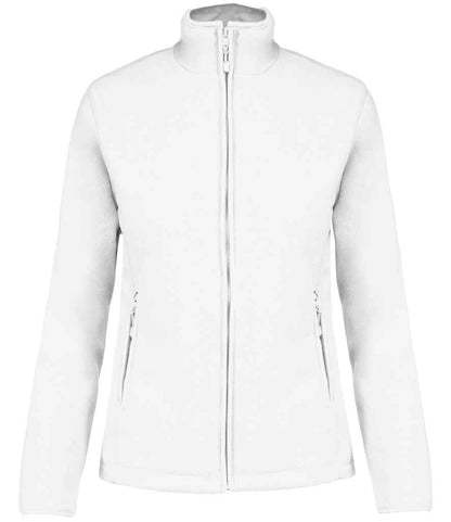 Kariban Kariban Ladies Maureen Micro Fleece Jacket White