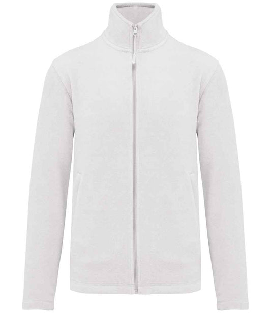 Kariban Falco Micro Fleece Jacket in White