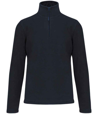 Kariban Kariban Enzo Zip Neck Micro Fleece Navy