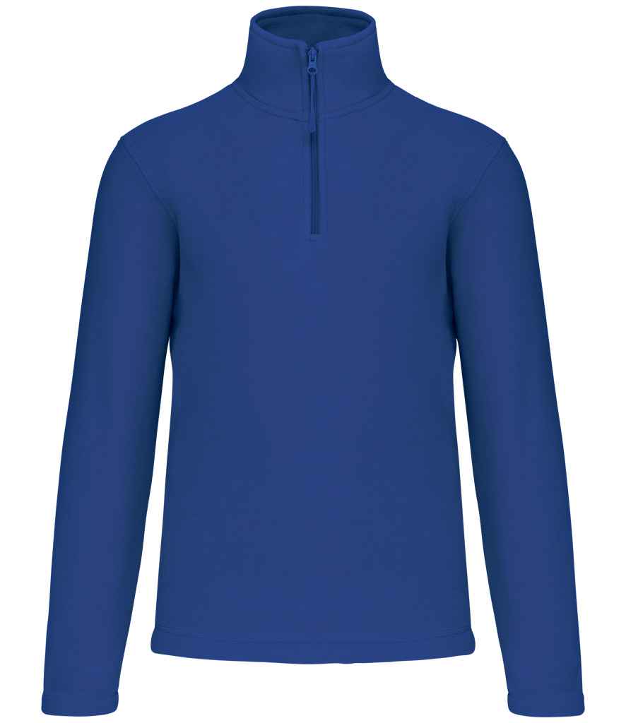 Kariban Kariban Enzo Zip Neck Micro Fleece Royal Blue