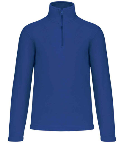Kariban Kariban Enzo Zip Neck Micro Fleece Royal Blue